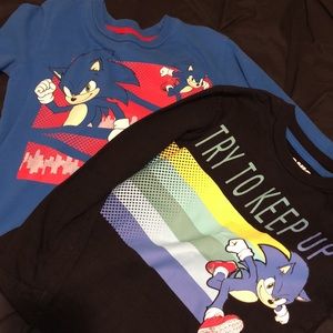 Back To School 2 Sonic the Hedgehog long sleeve Sz 7/8